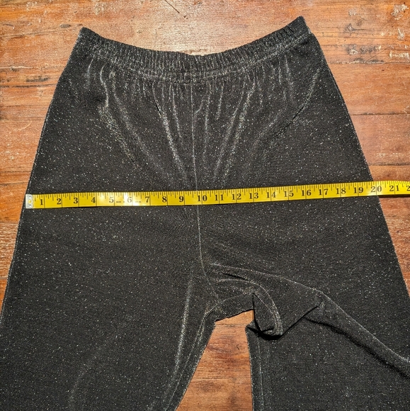 VINTAGE Karin Stevens Sparkly Culottes cropped pant - Picture 6 of 8